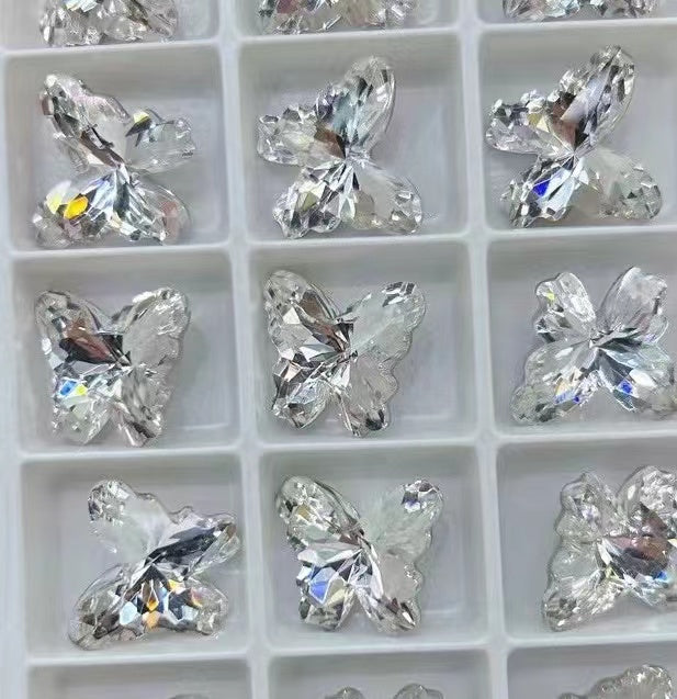 16x18mm Big Shiny Butterfly Crystal Diamond