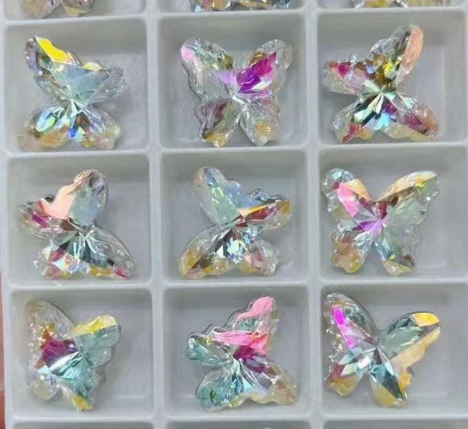 16x18mm Big Shiny Butterfly Crystal Diamond